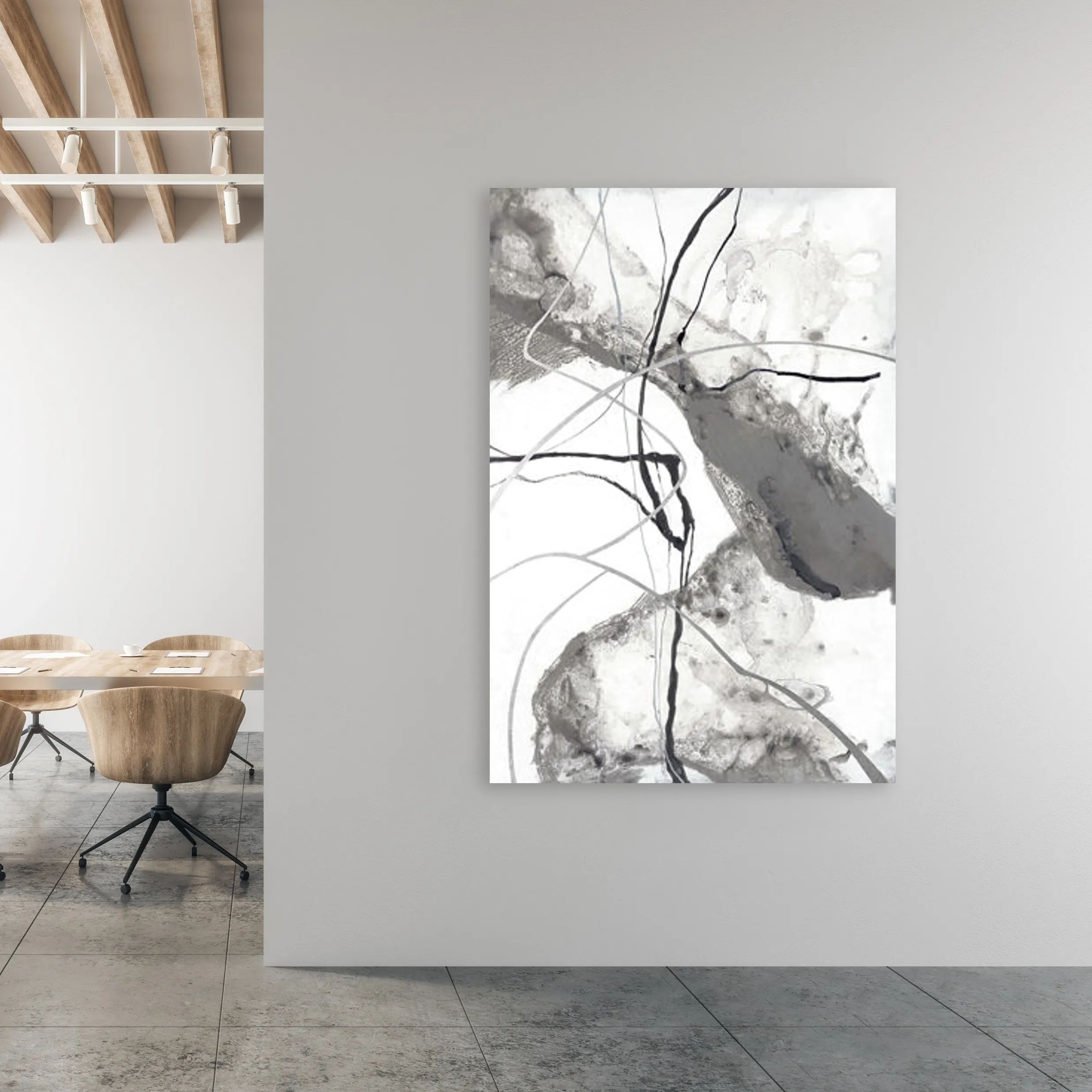 Gray Waterfall II by Sara Brown