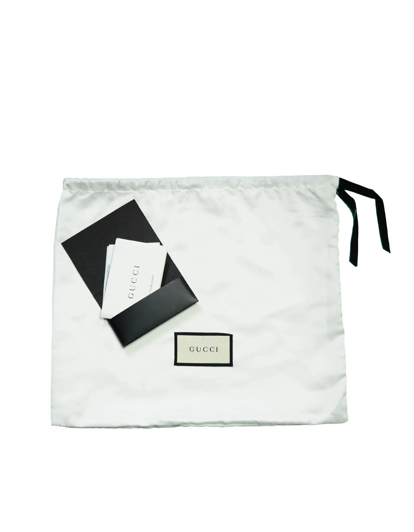 Gucci Black Calfskin Matelasse Mini GG Marmont Crossbody Bag
