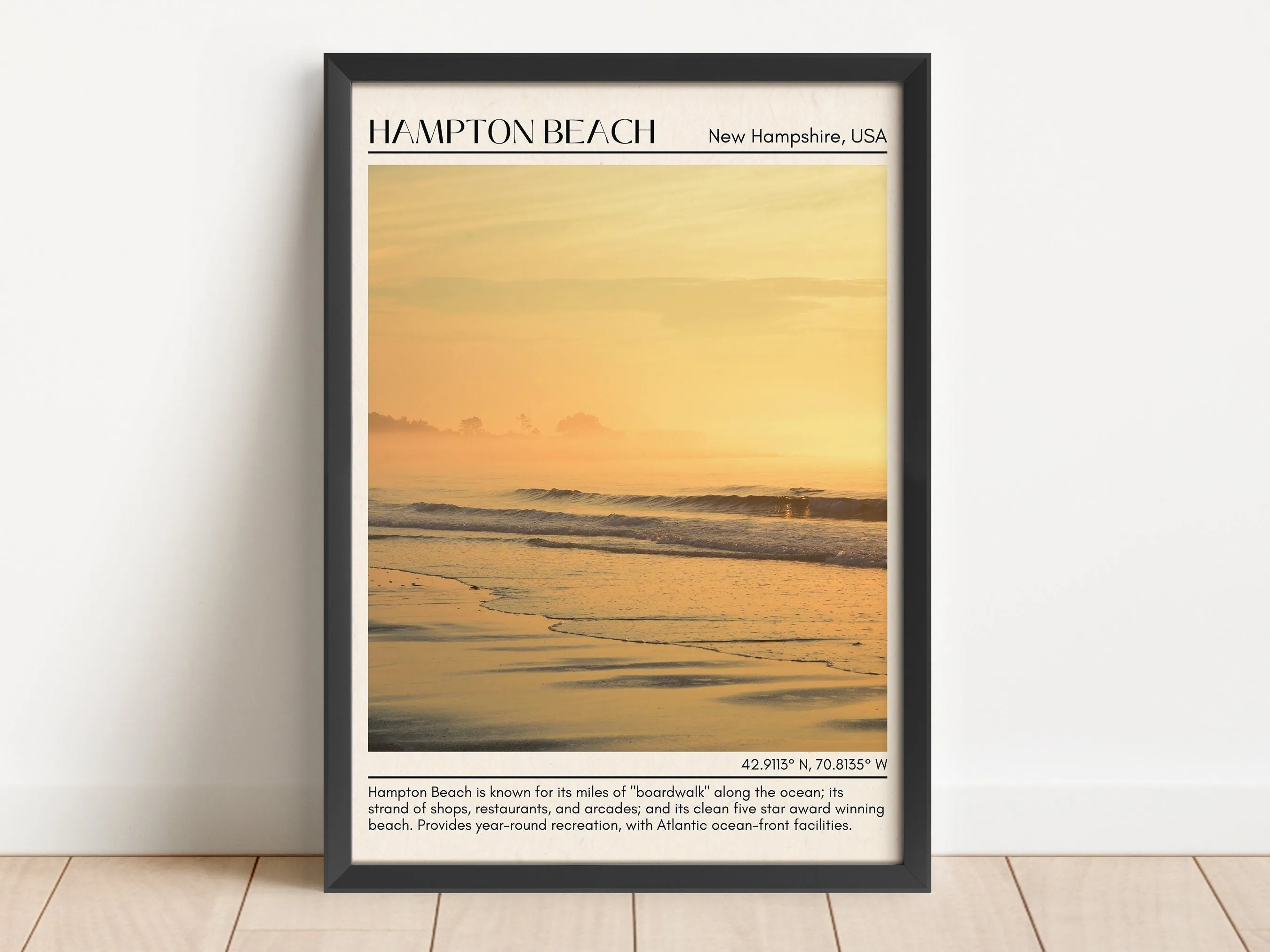 Hampton Beach Wall Canvas, USA
