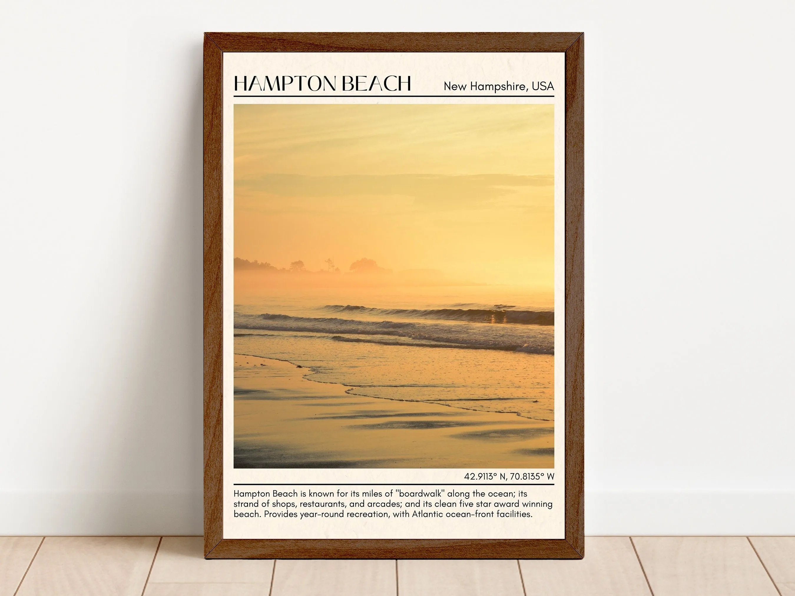 Hampton Beach Wall Canvas, USA