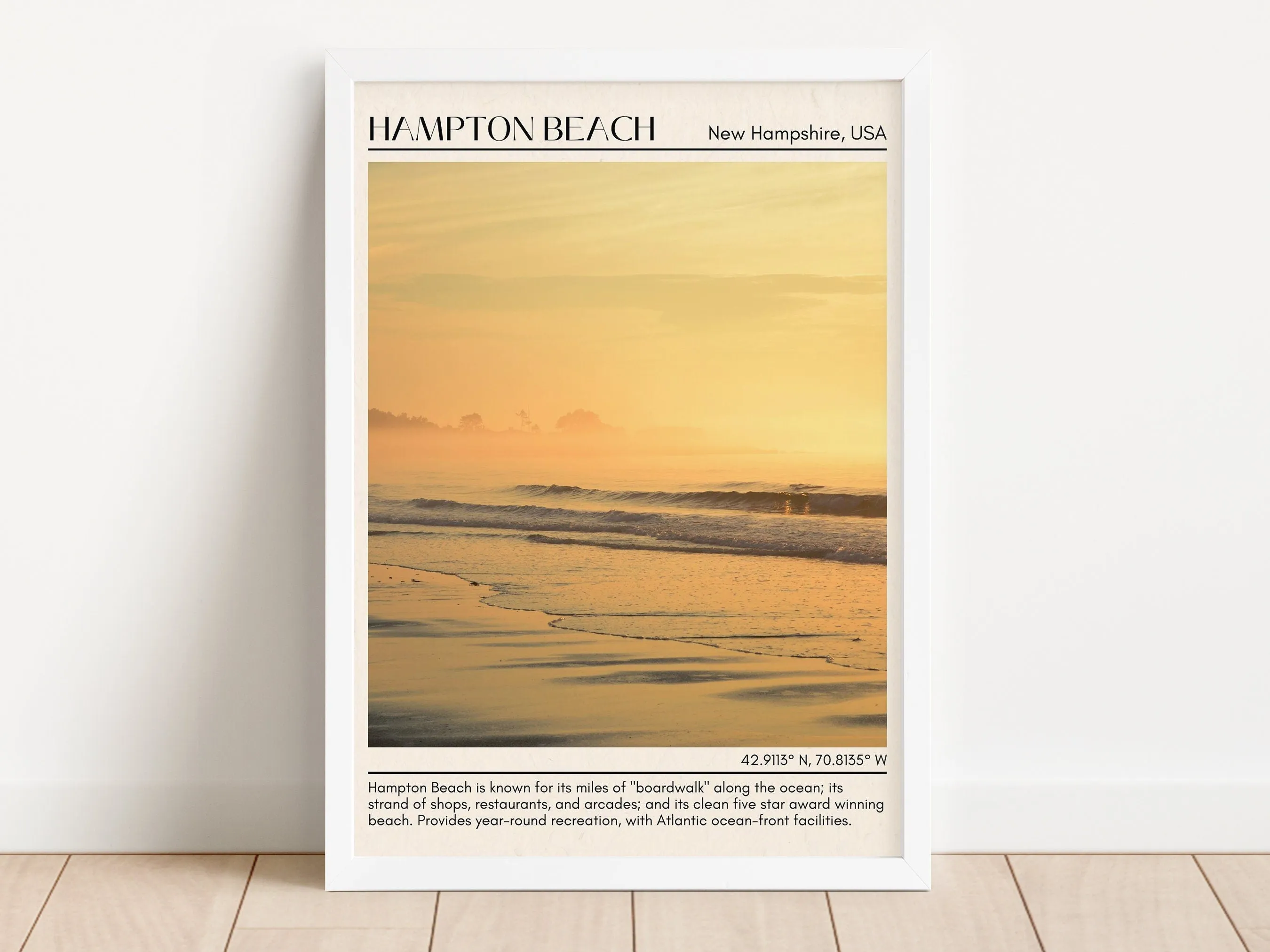 Hampton Beach Wall Canvas, USA