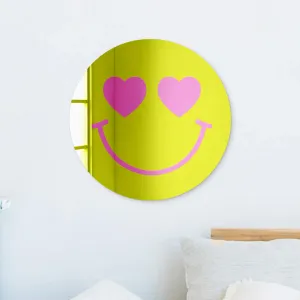 Happy Face with Hearts Eyes