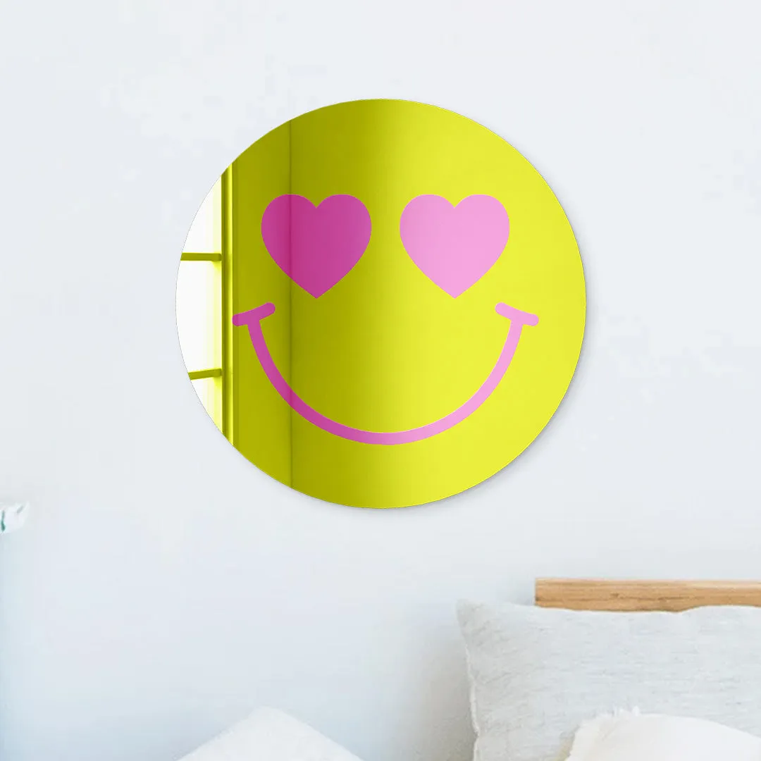 Happy Face with Hearts Eyes
