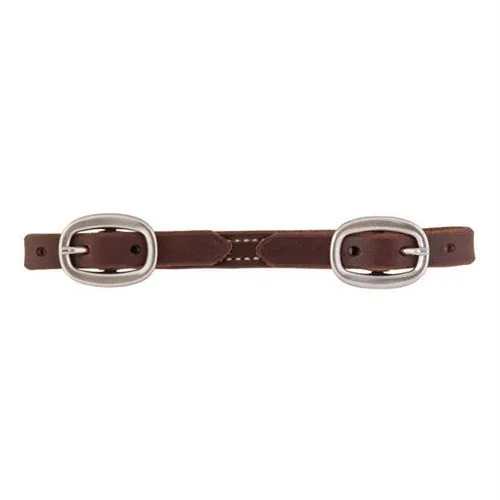 Harness Leather Flat Curb Strap