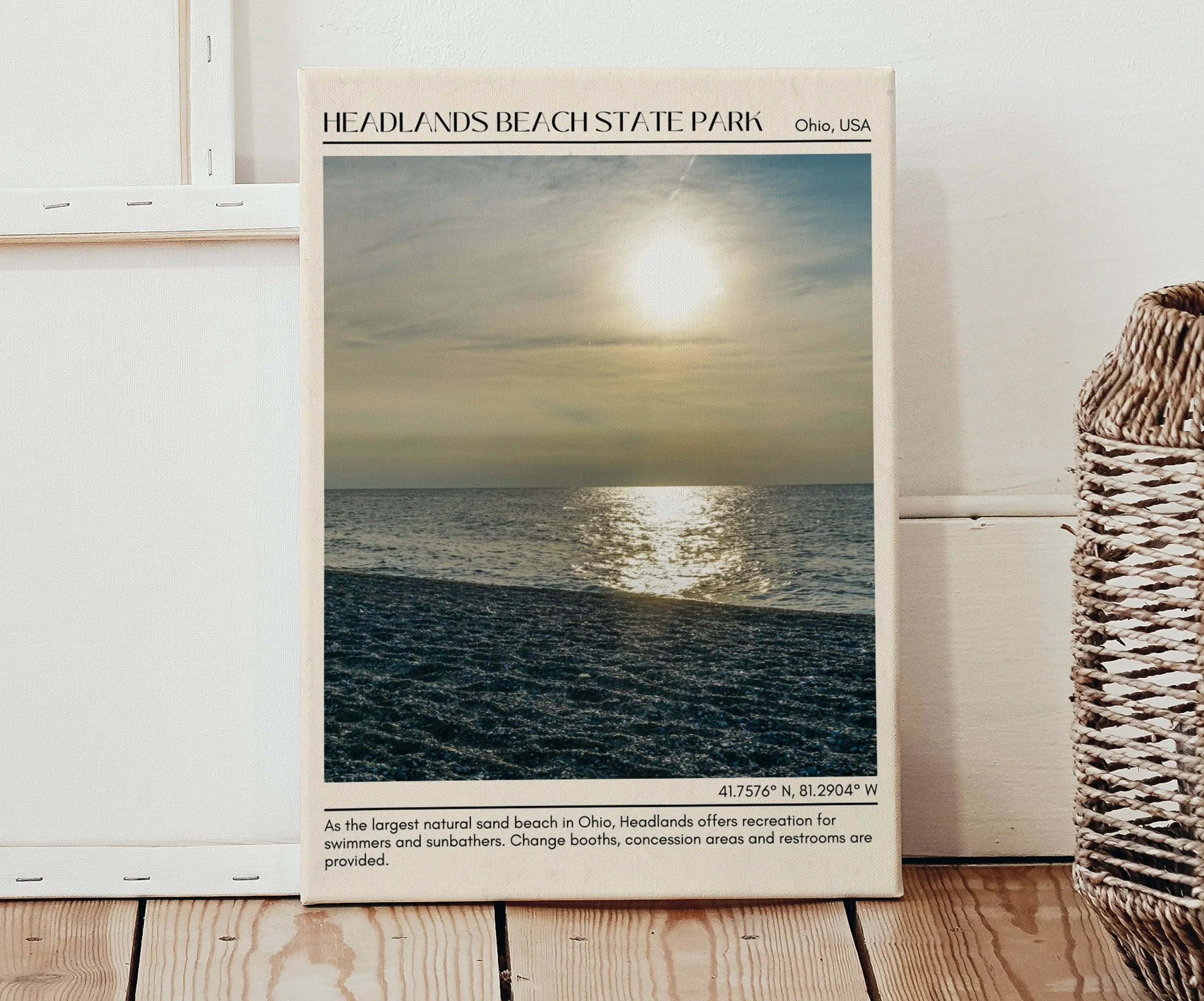 Headlands Beach State Park Wall Canvas, USA
