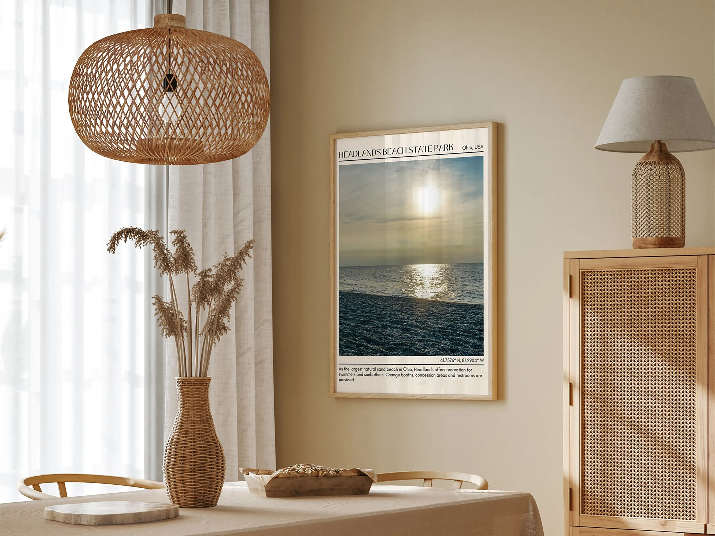 Headlands Beach State Park Wall Canvas, USA