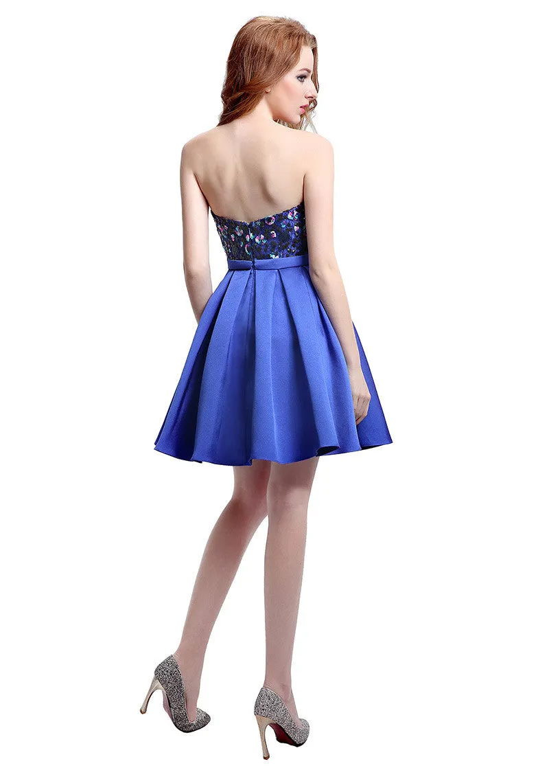 Homecoming Dress With Bowknot