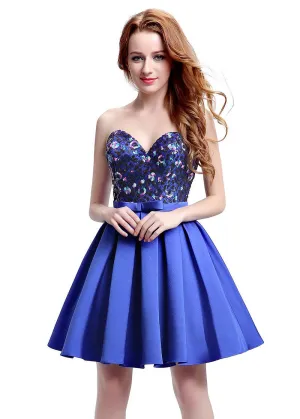 Homecoming Dress With Bowknot