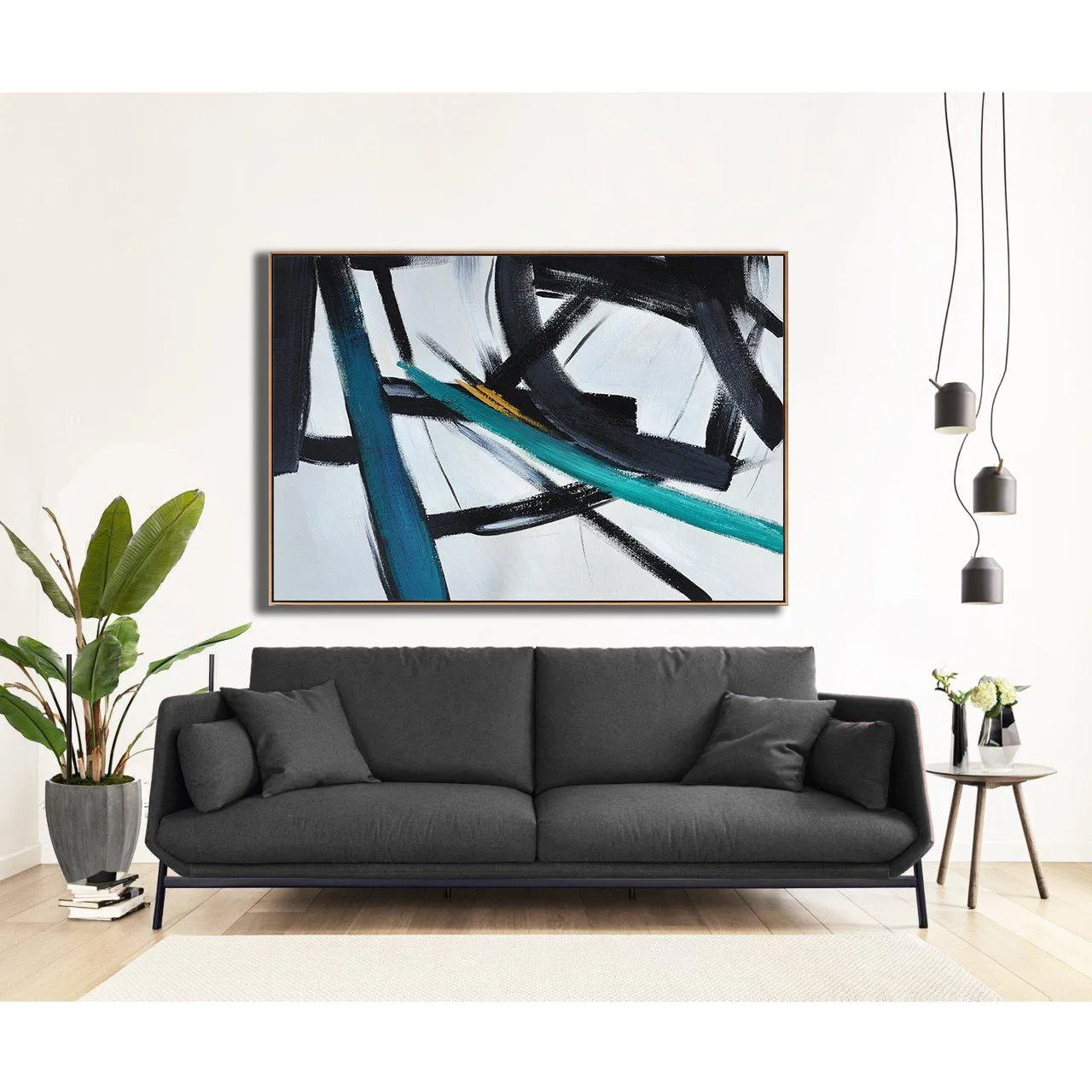 Horizontal Minimal Painting X119C