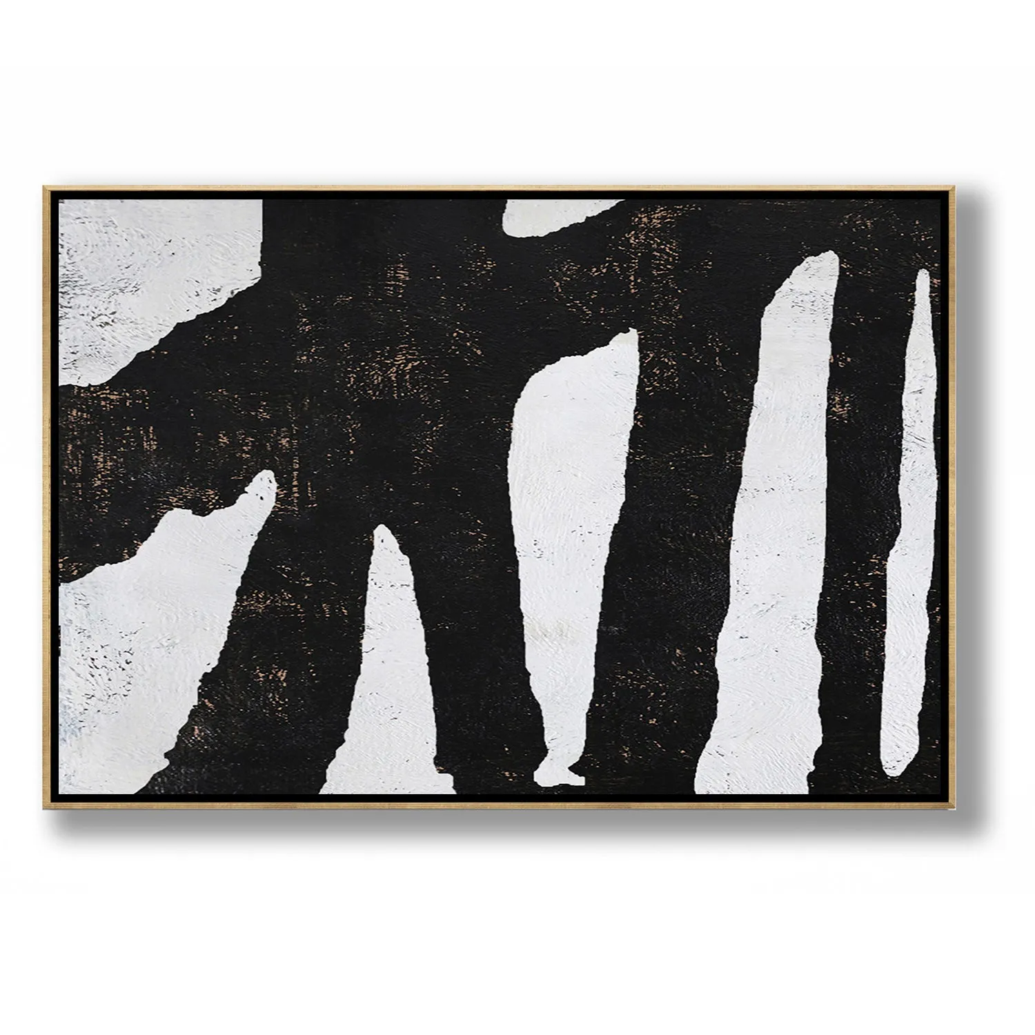 Horizontal Minimalist Abstract Painting H144H