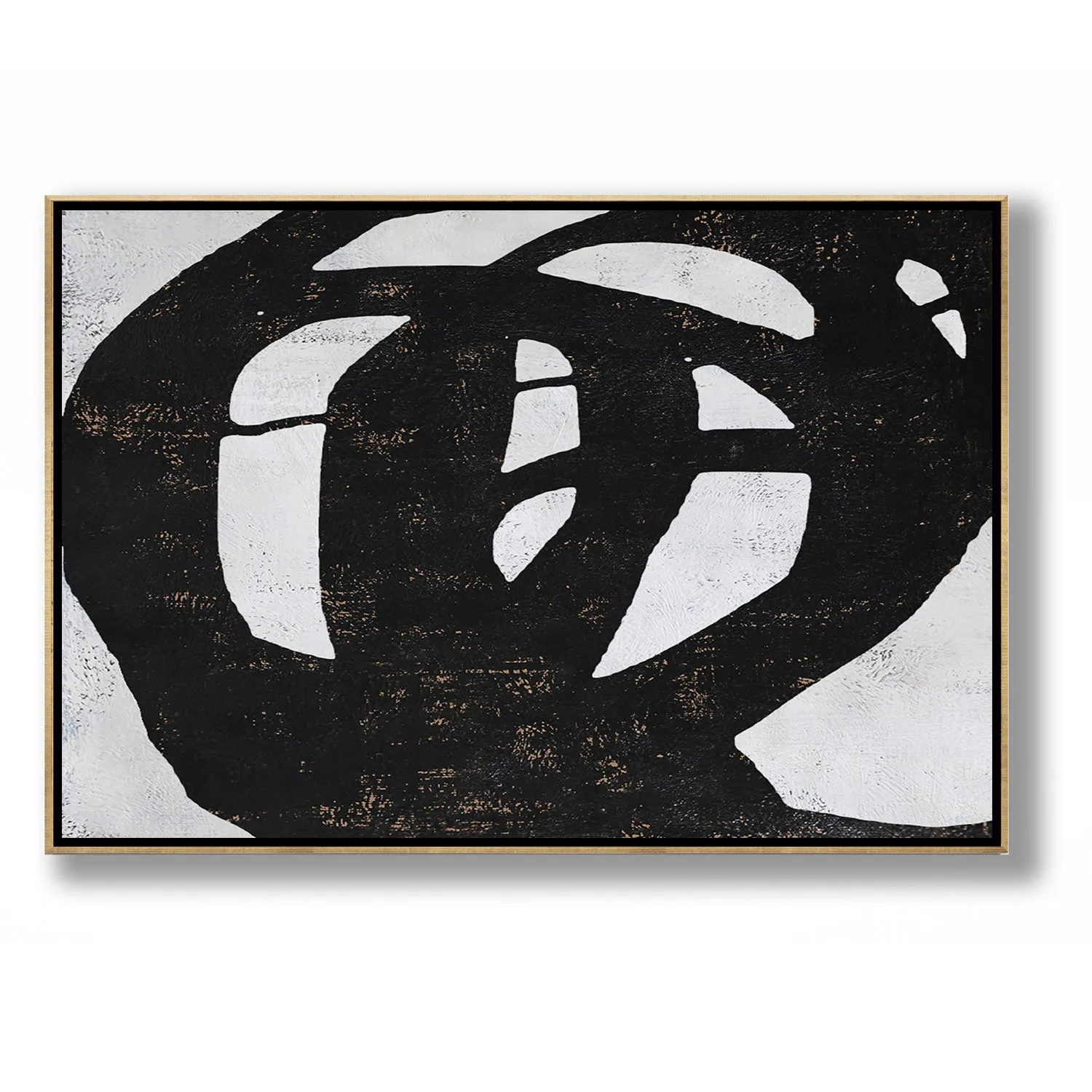 Horizontal Minimalist Abstract Painting H147H