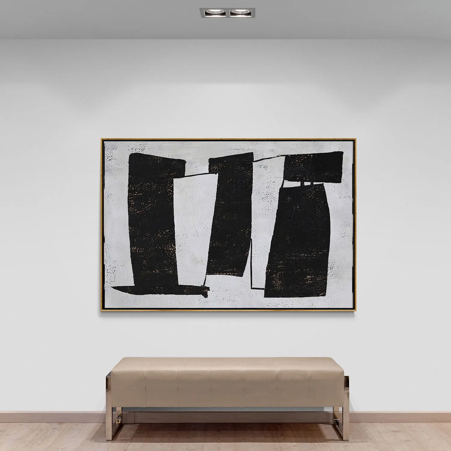 Horizontal Minimalist Abstract Painting H160H