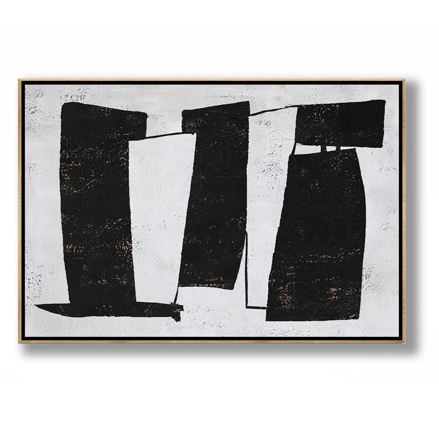 Horizontal Minimalist Abstract Painting H160H