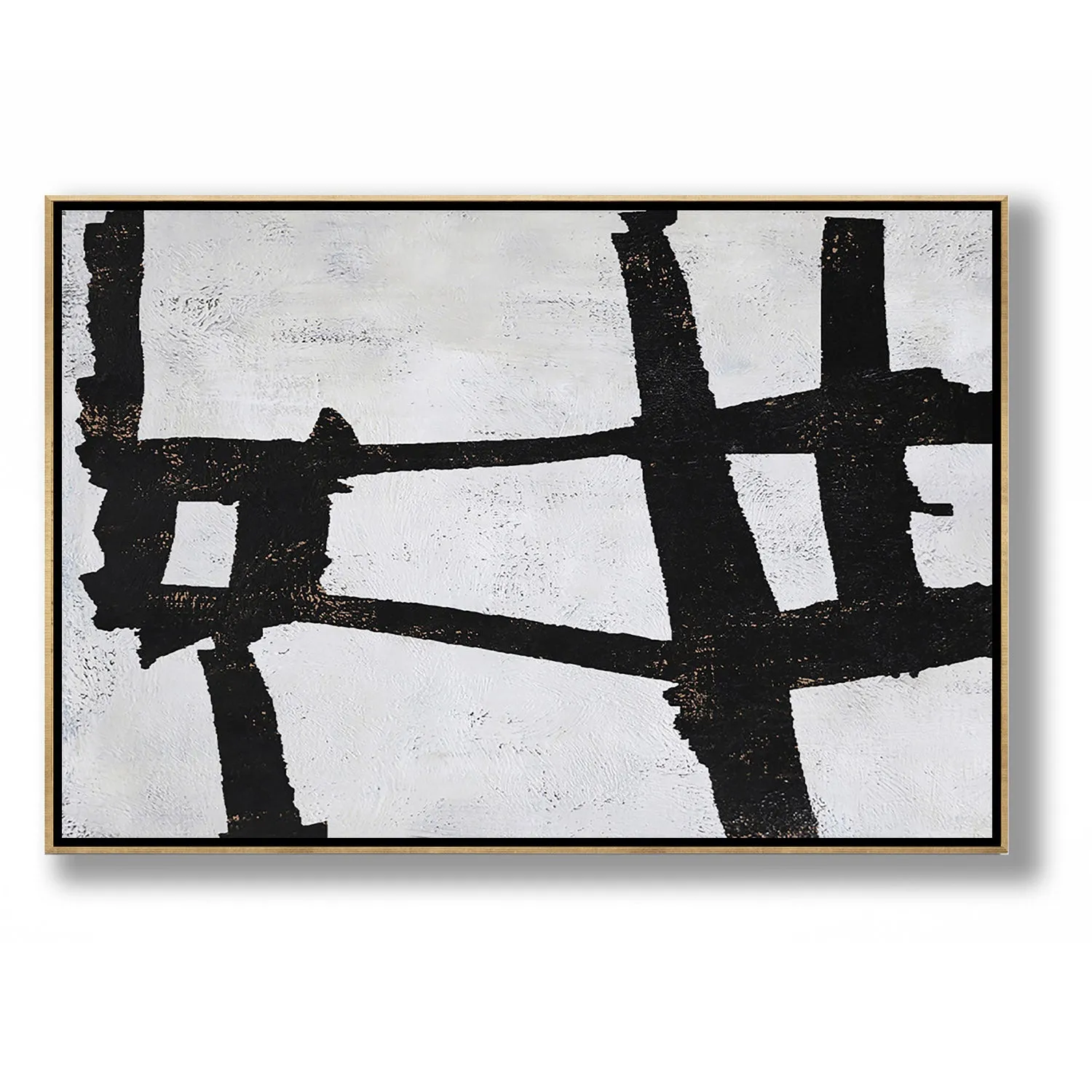 Horizontal Minimalist Abstract Painting H177H