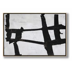 Horizontal Minimalist Abstract Painting H177H
