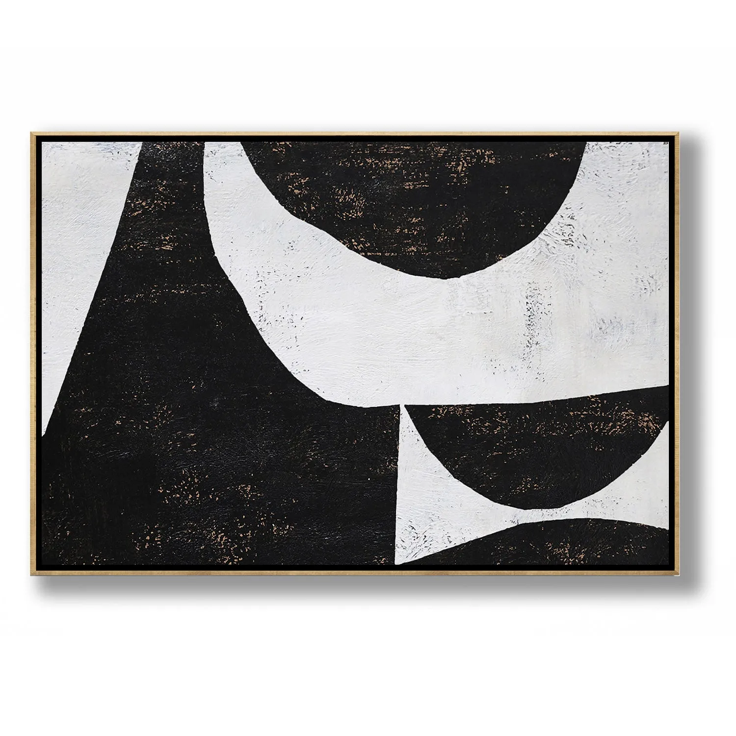 Horizontal Minimalist Abstract Painting H214H