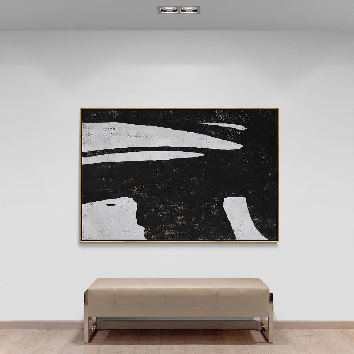 Horizontal Minimalist Abstract Painting H216H