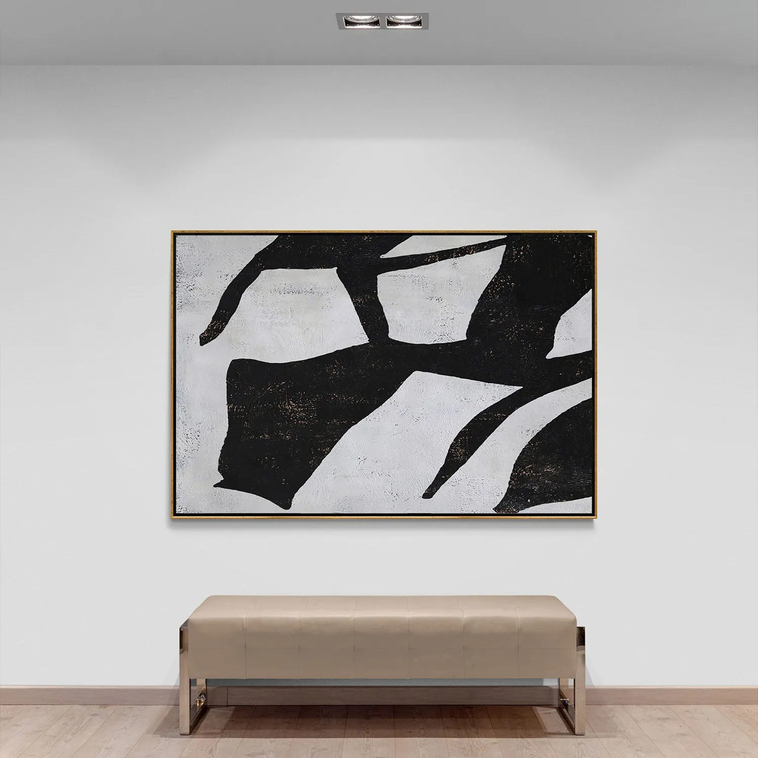 Horizontal Minimalist Abstract Painting H223H