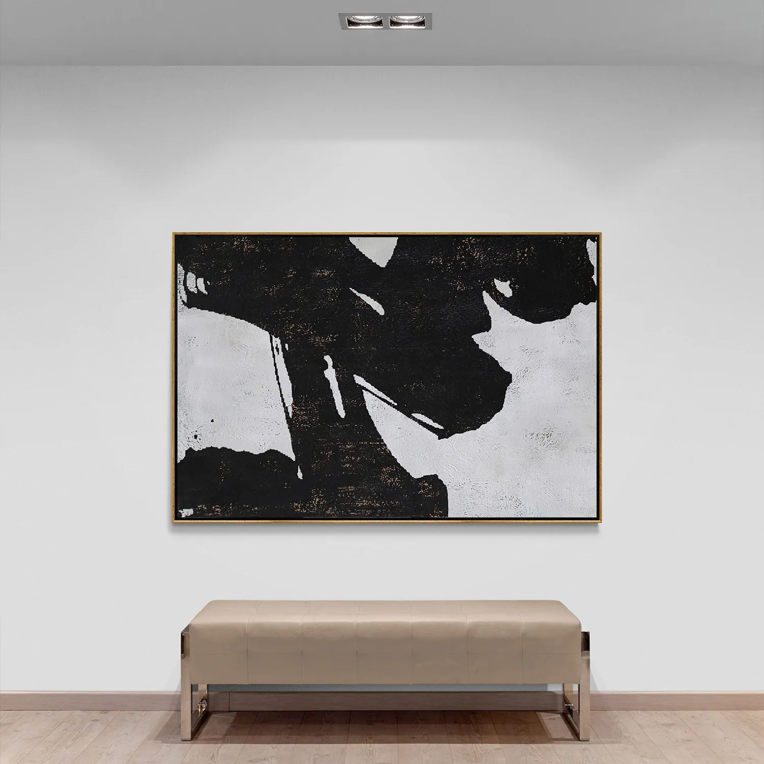 Horizontal Minimalist Abstract Painting H248H