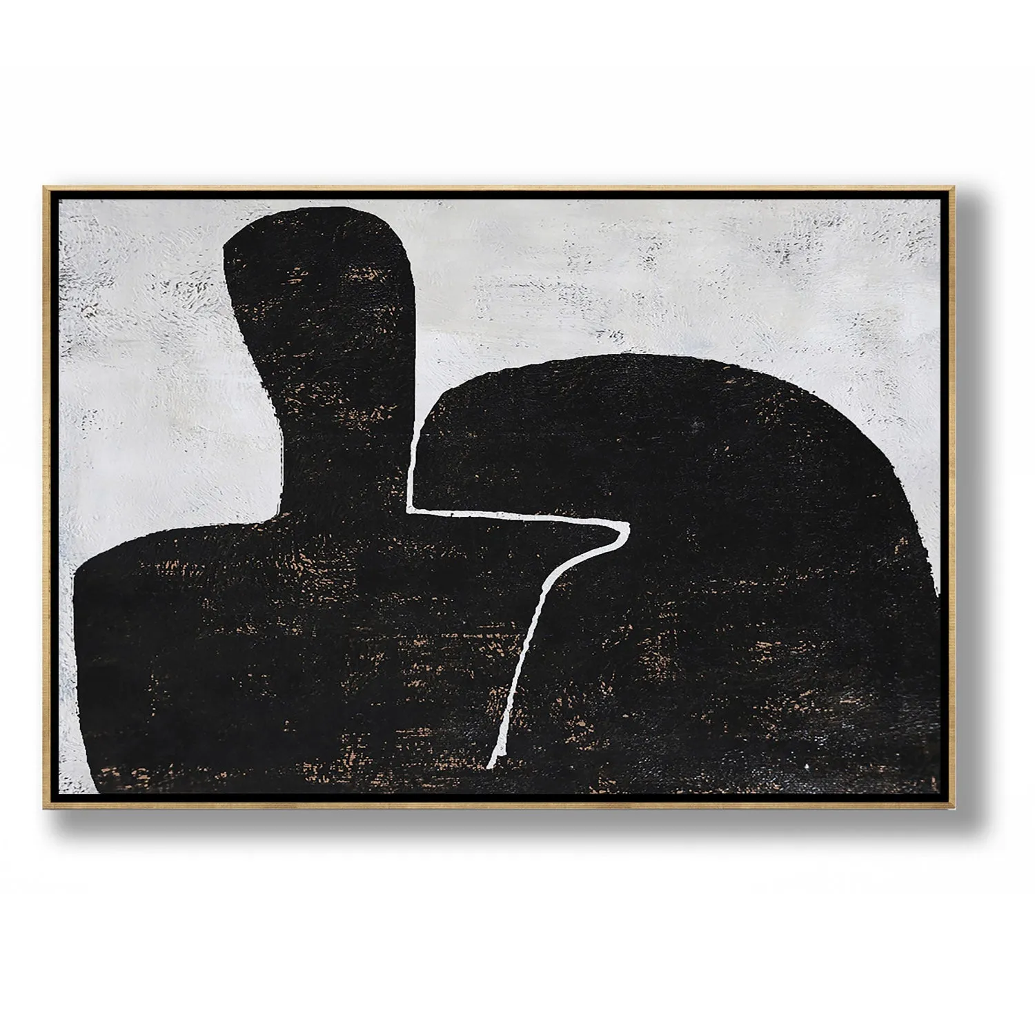 Horizontal Minimalist Abstract Painting H266H