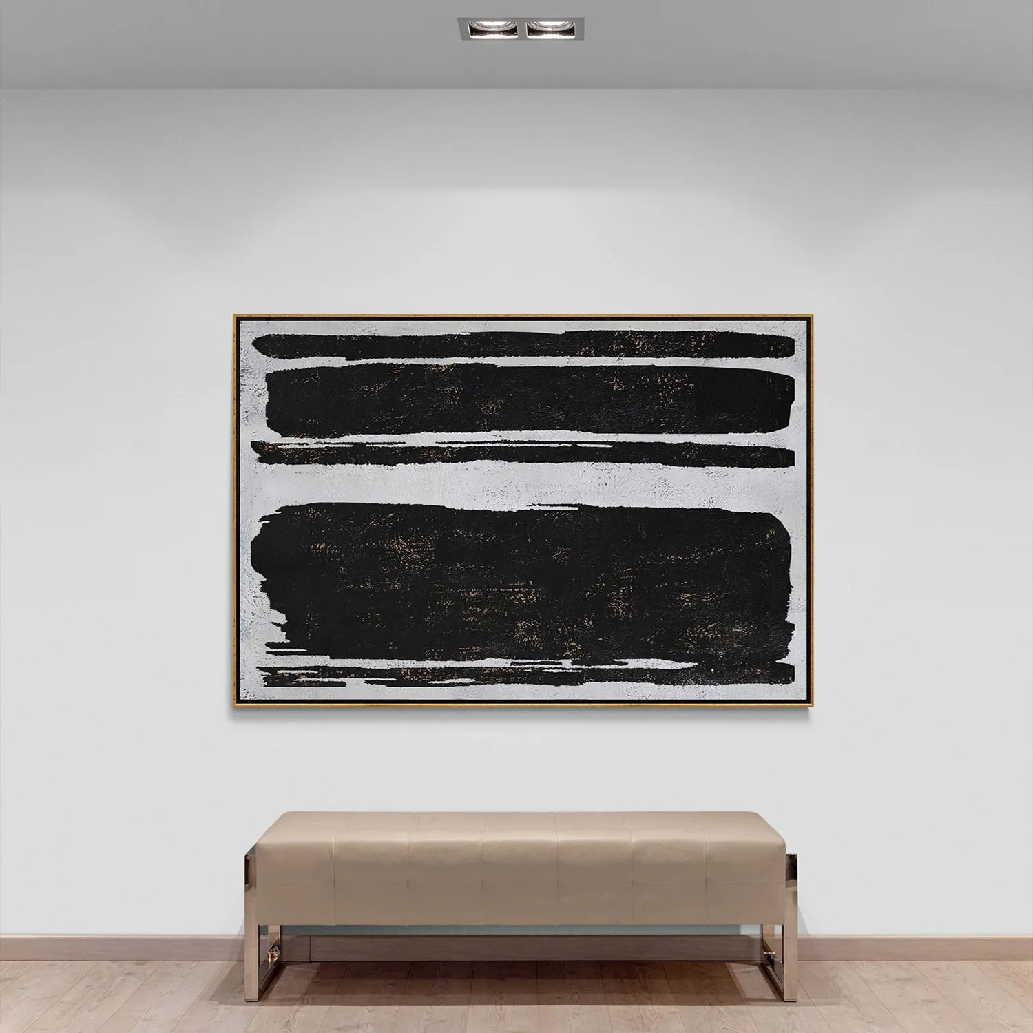 Horizontal Minimalist Abstract Painting H52H