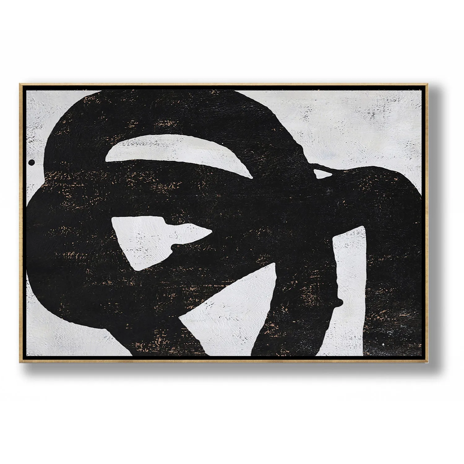 Horizontal Minimalist Abstract Painting H56H