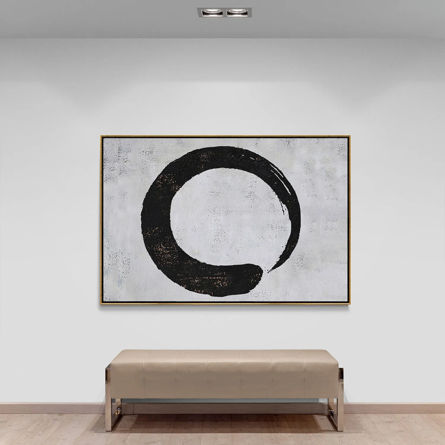 Horizontal Minimalist Abstract Painting H62H
