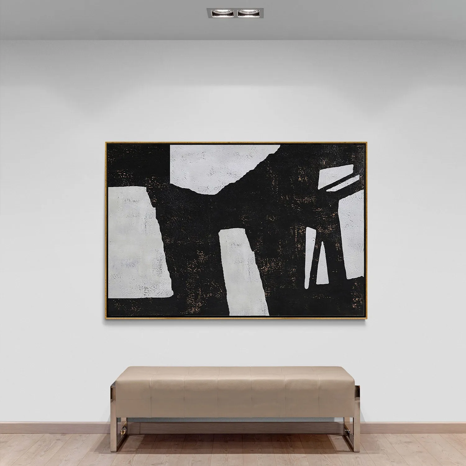 Horizontal Minimalist Abstract Painting  H70H