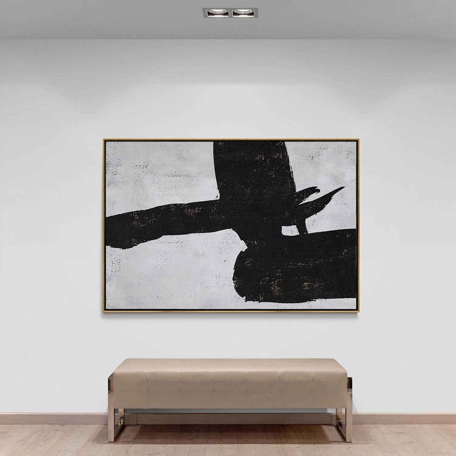 Horizontal Minimalist Abstract Painting H80H