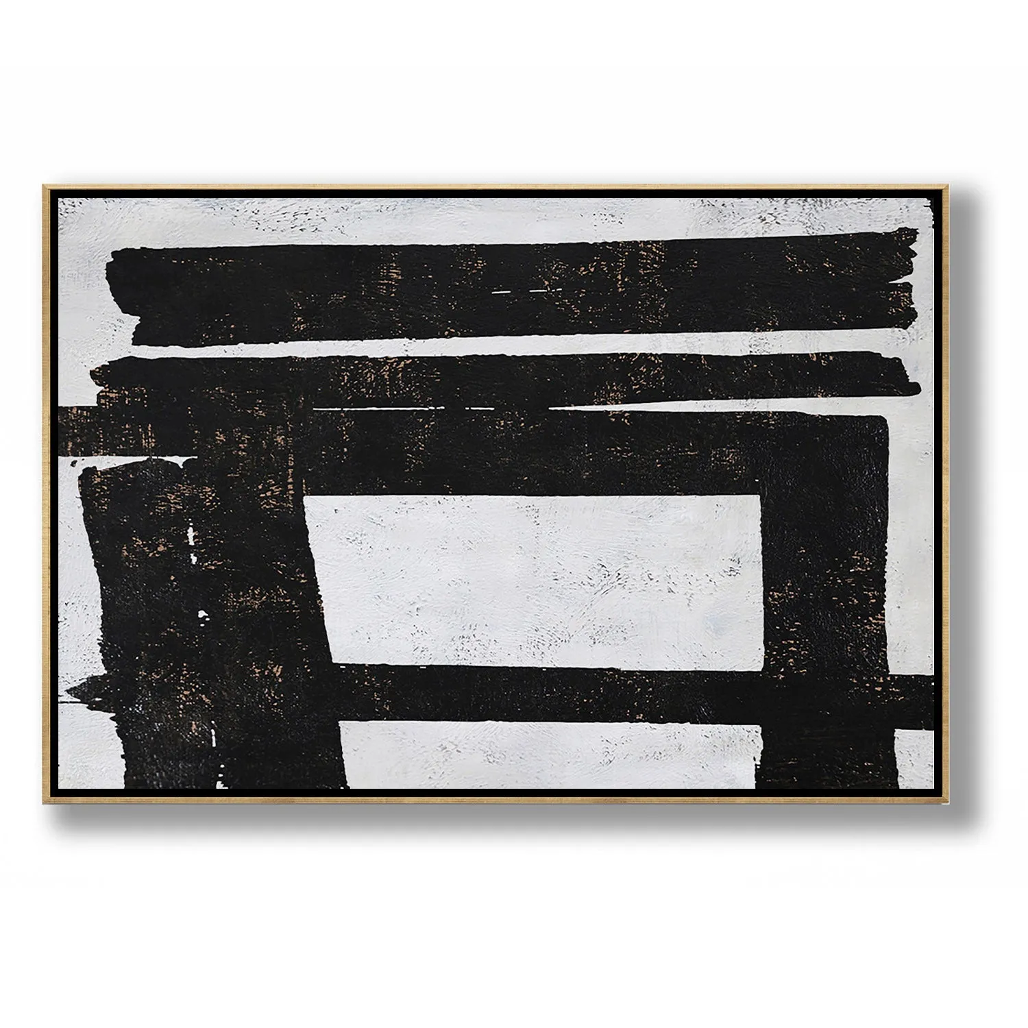 Horizontal Minimalist Abstract Painting H89H
