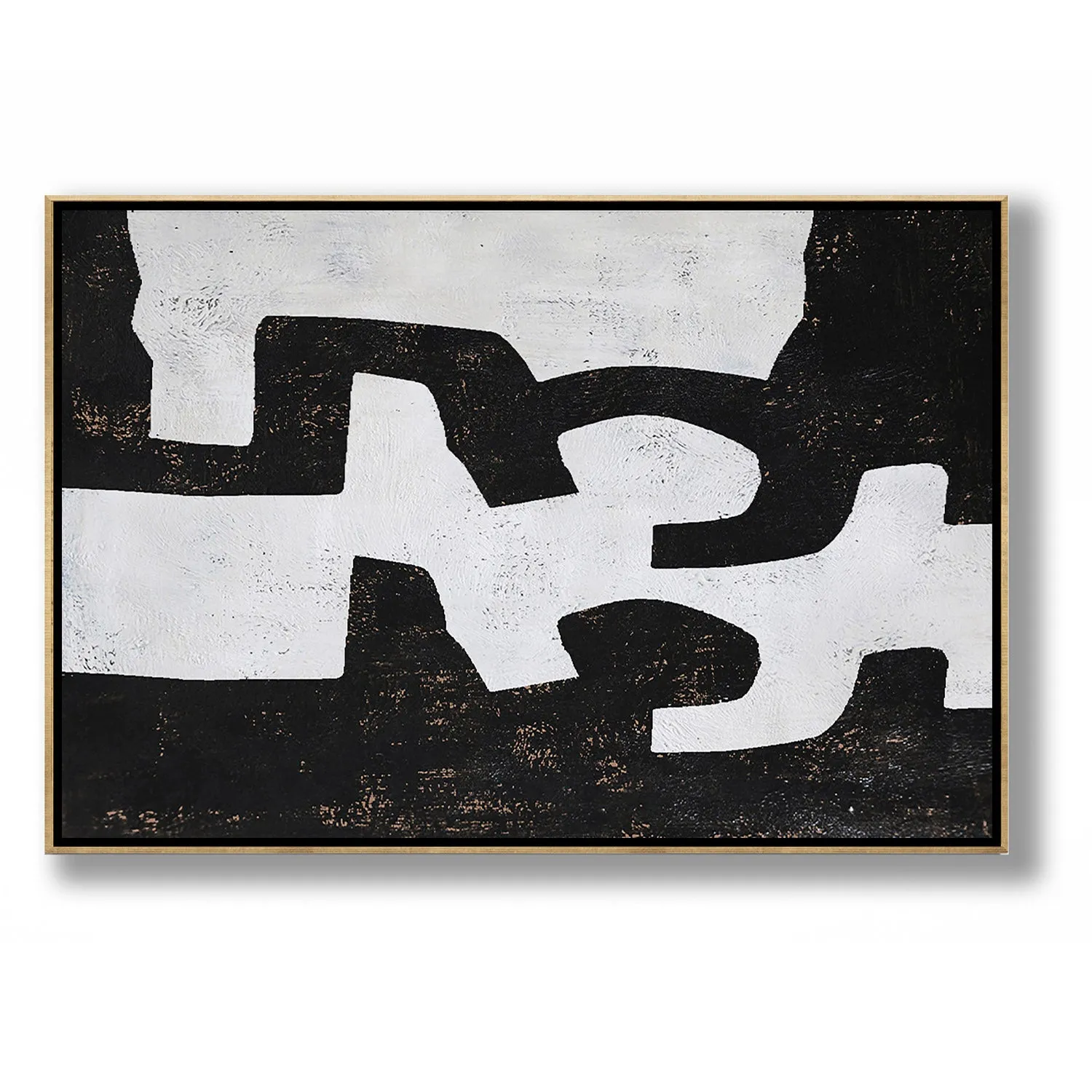 Horizontal Minimalist Abstract Painting H94H