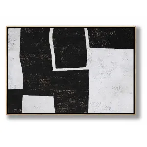 Horizontal Minimalist Geometric Painting H107H