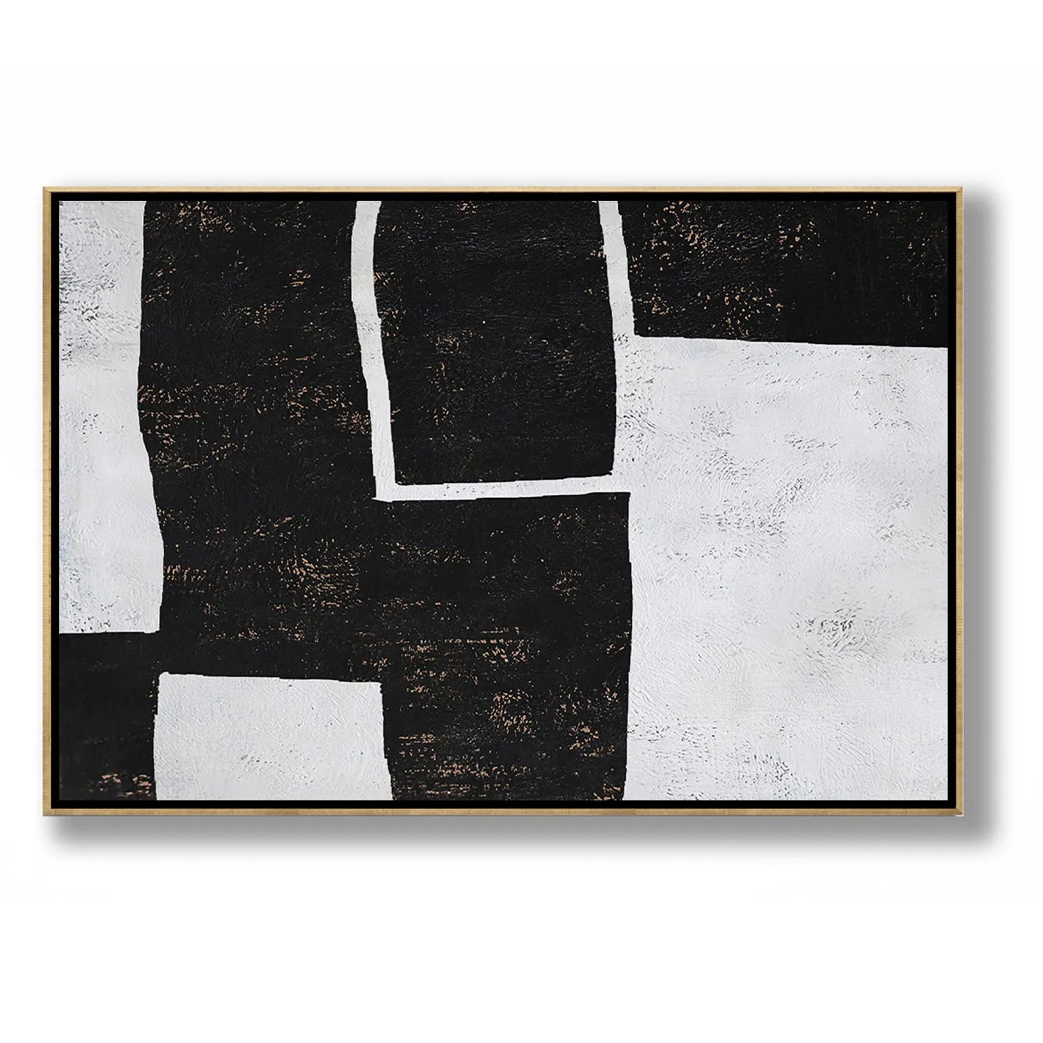 Horizontal Minimalist Geometric Painting H107H