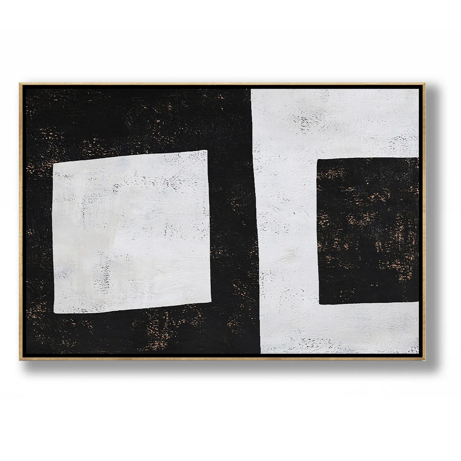Horizontal Minimalist Geometric Painting H111H