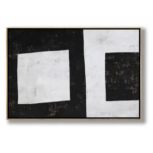 Horizontal Minimalist Geometric Painting H111H