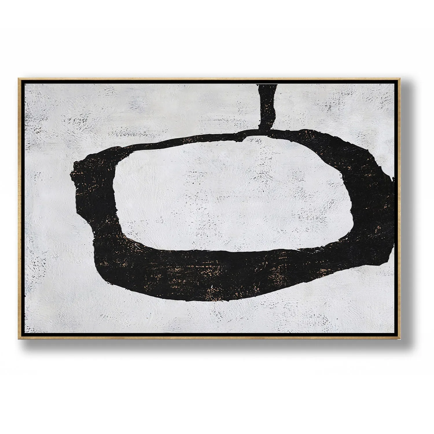 Horizontal Minimalist Geometric Painting H57H