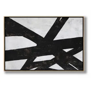 Horizontal Minimalist Geometric Painting H78H
