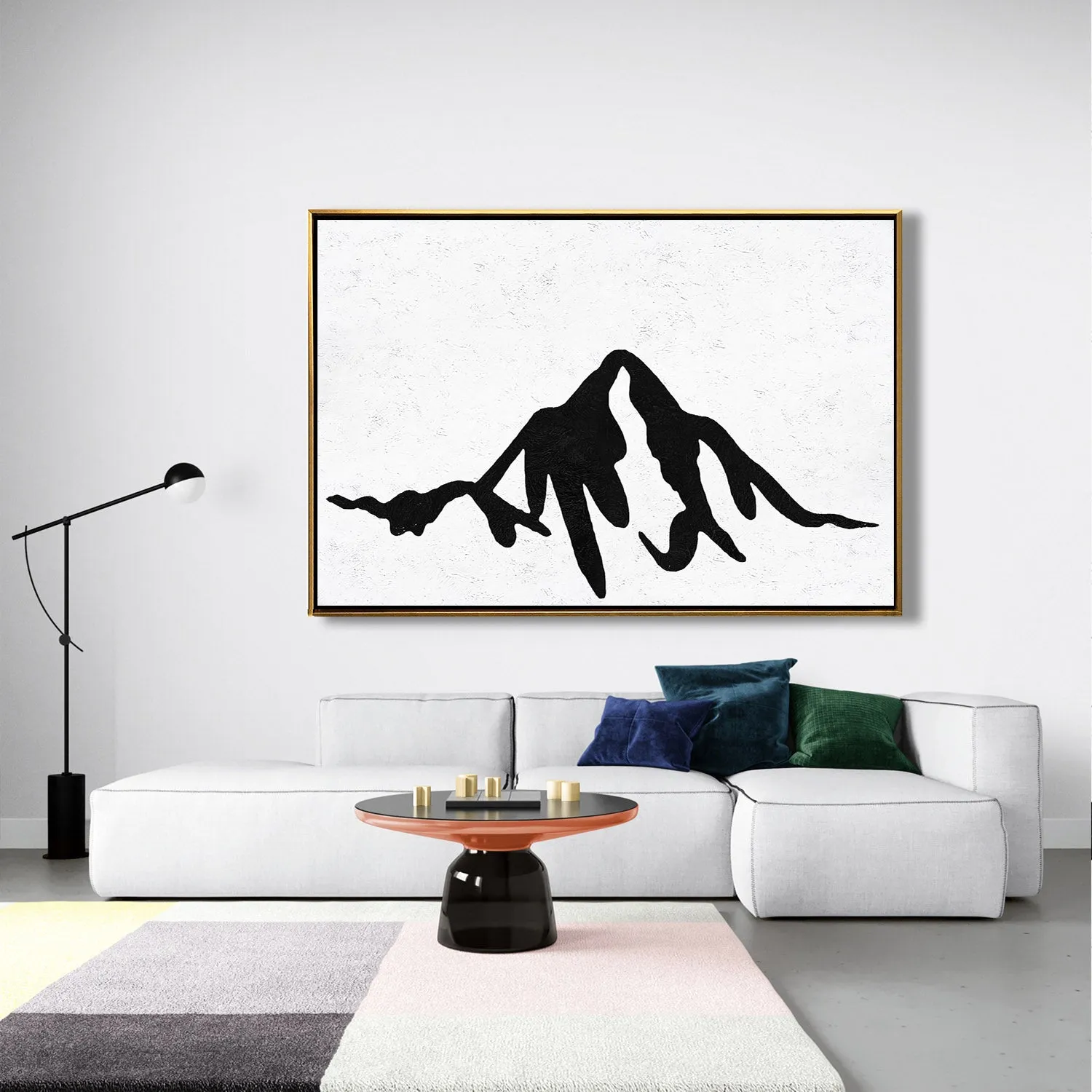Horizontal Minimalist Landscape Art J108M