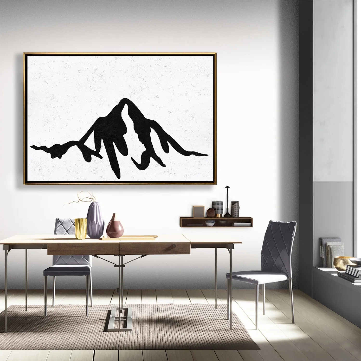 Horizontal Minimalist Landscape Art J108M