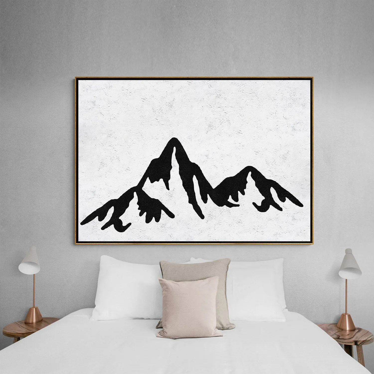 Horizontal Minimalist Landscape Art J109M