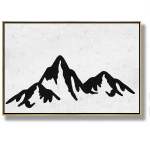 Horizontal Minimalist Landscape Art J109M