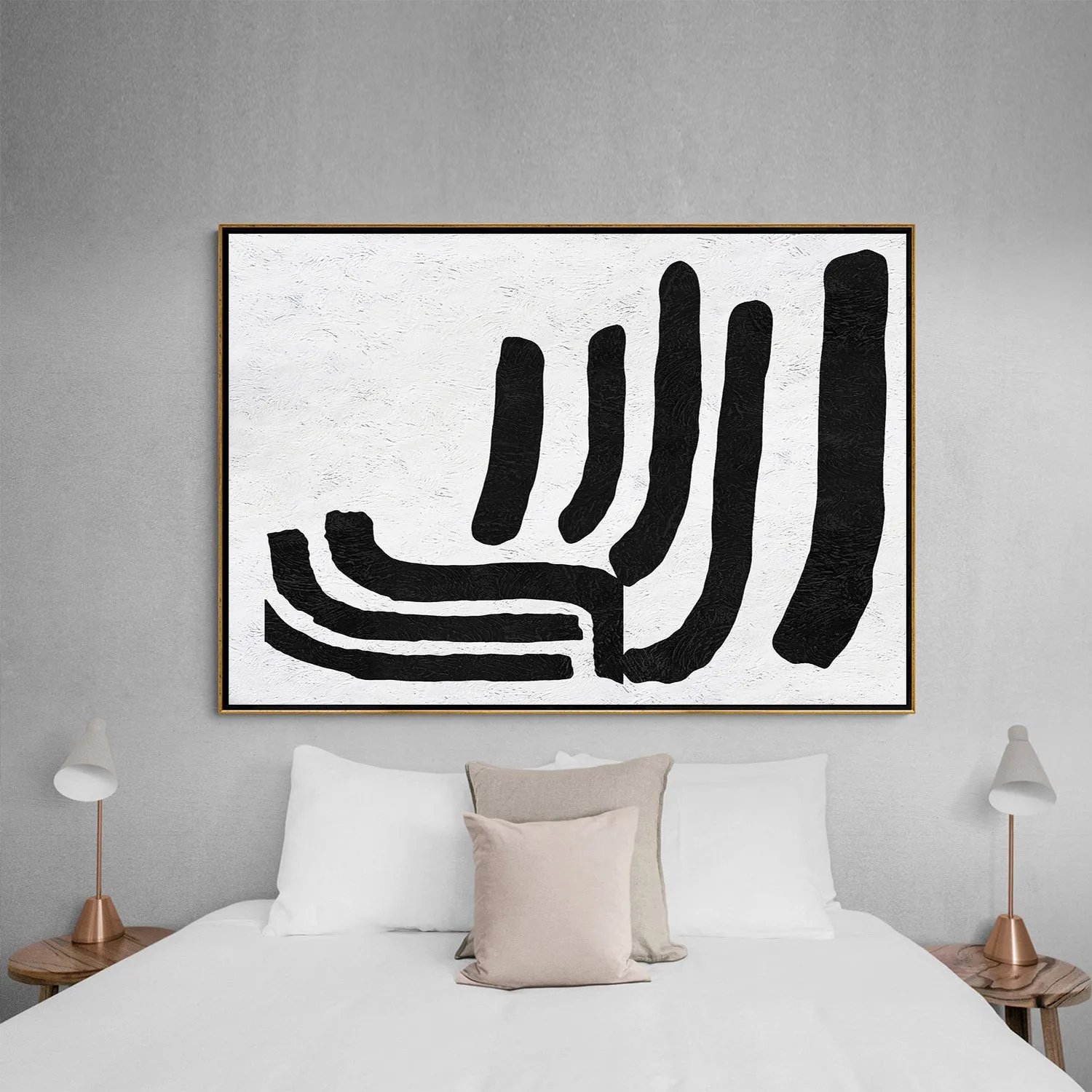 Horizontal Minimalist Landscape Art J157M