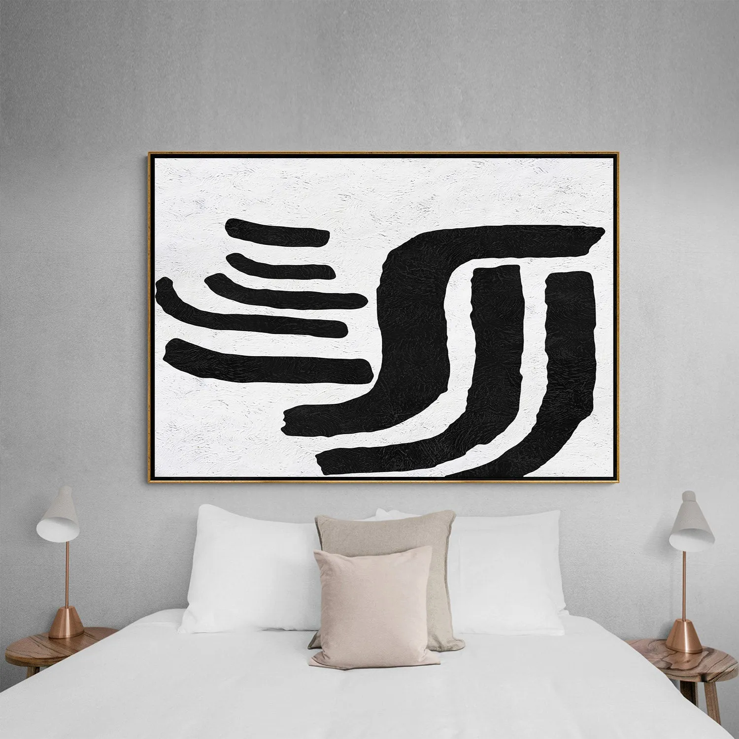 Horizontal Minimalist Landscape Art J158M