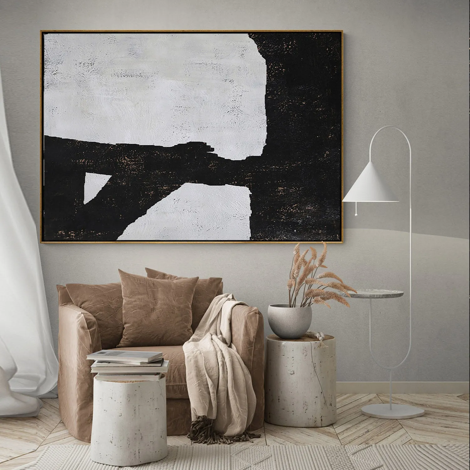 Horizontal Minimalist Painting H102H