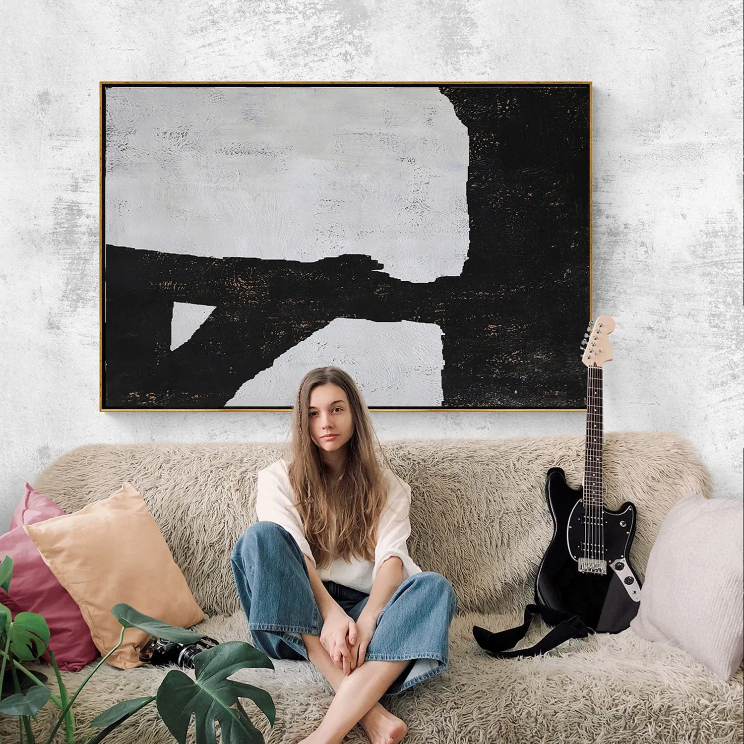 Horizontal Minimalist Painting H102H
