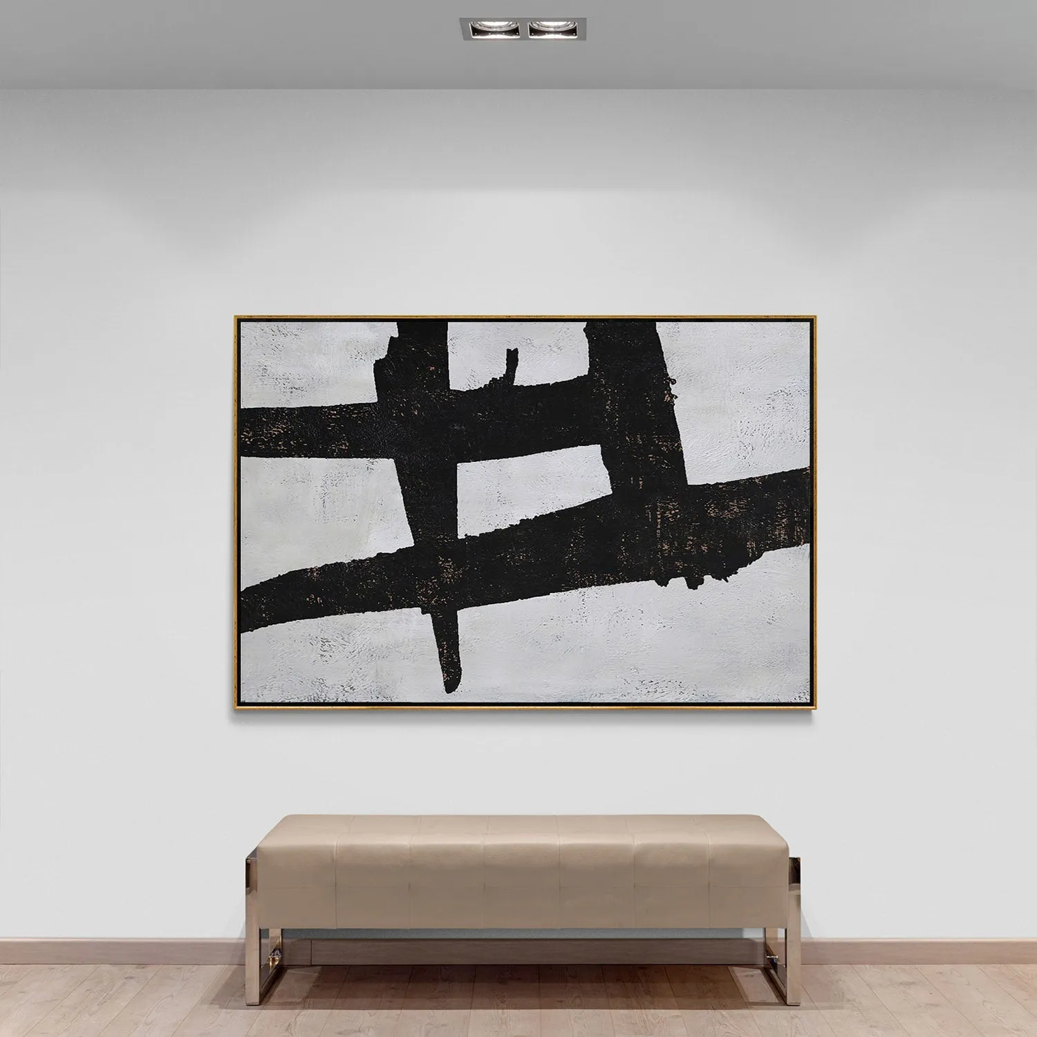 Horizontal Minimalist Painting H117H
