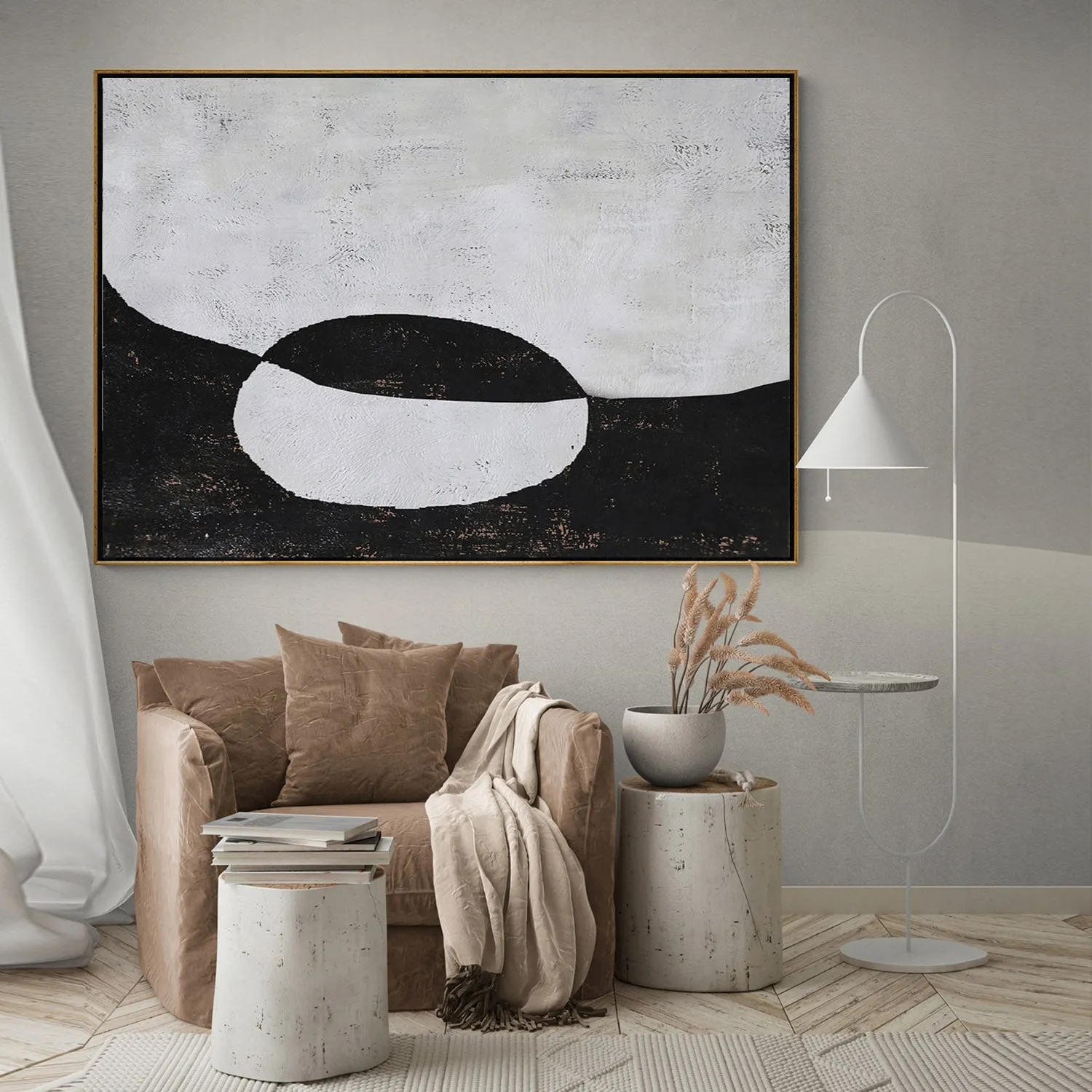 Horizontal Minimalist Painting H119H
