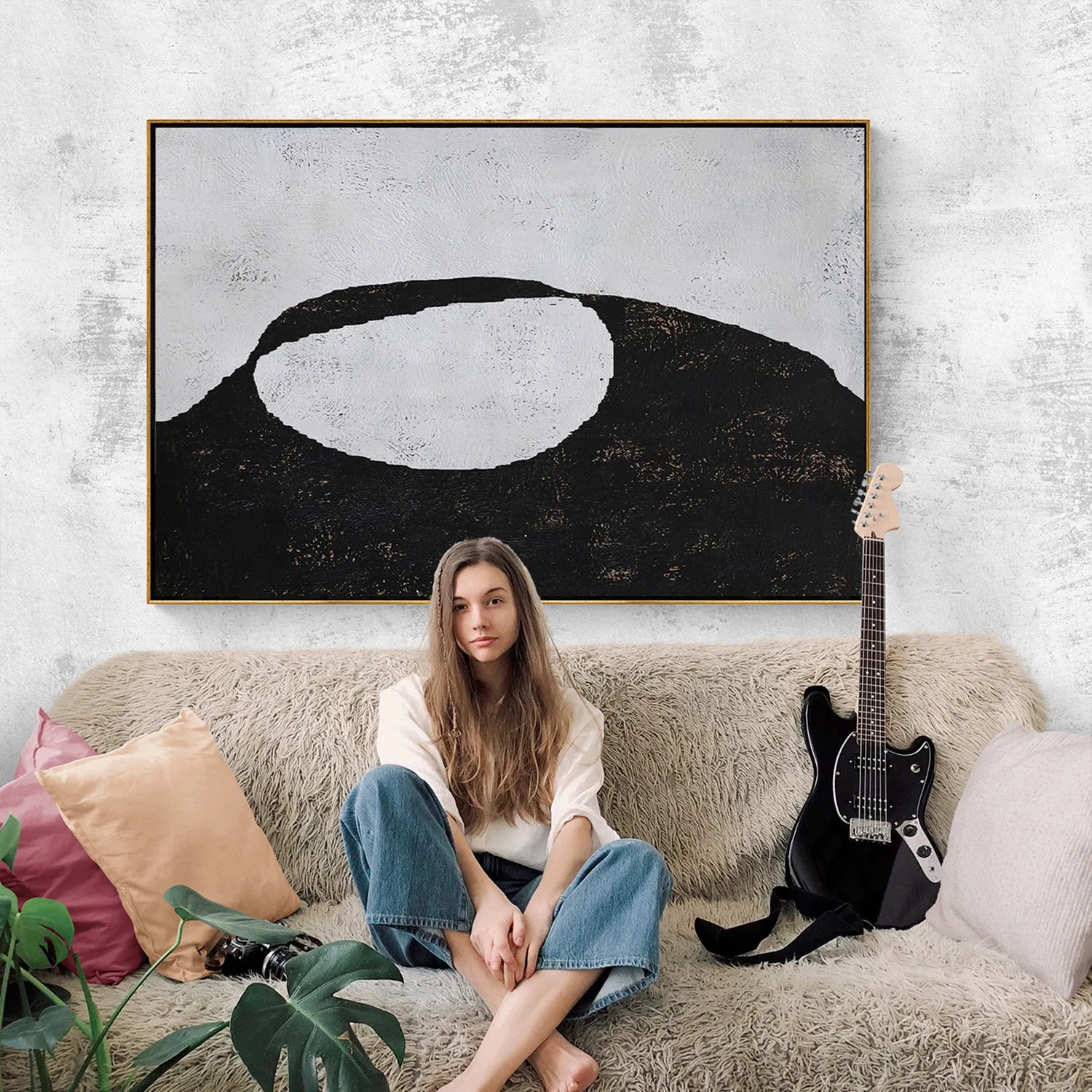 Horizontal Minimalist Painting H120H