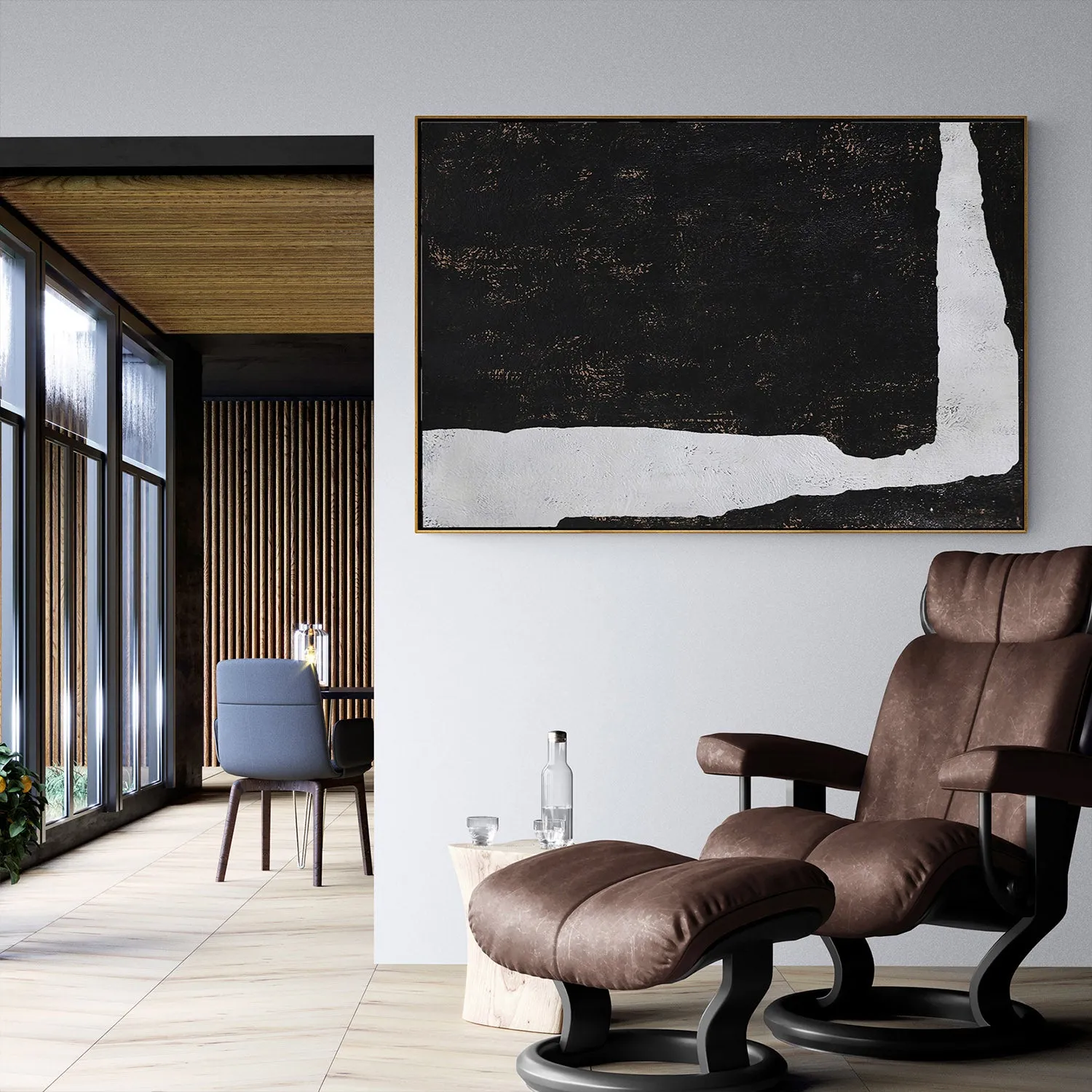 Horizontal Minimalist Painting H126H