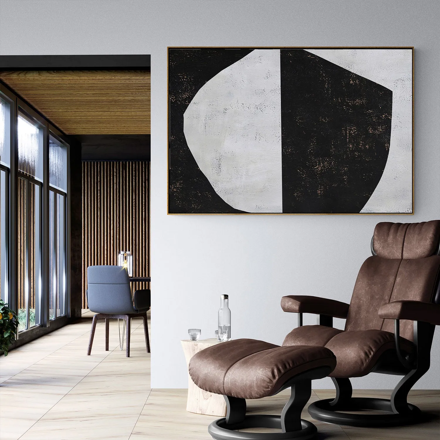 Horizontal Minimalist Painting H134H